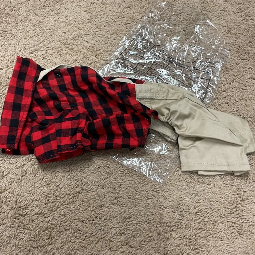 Dog clothes, adorable lumberjack